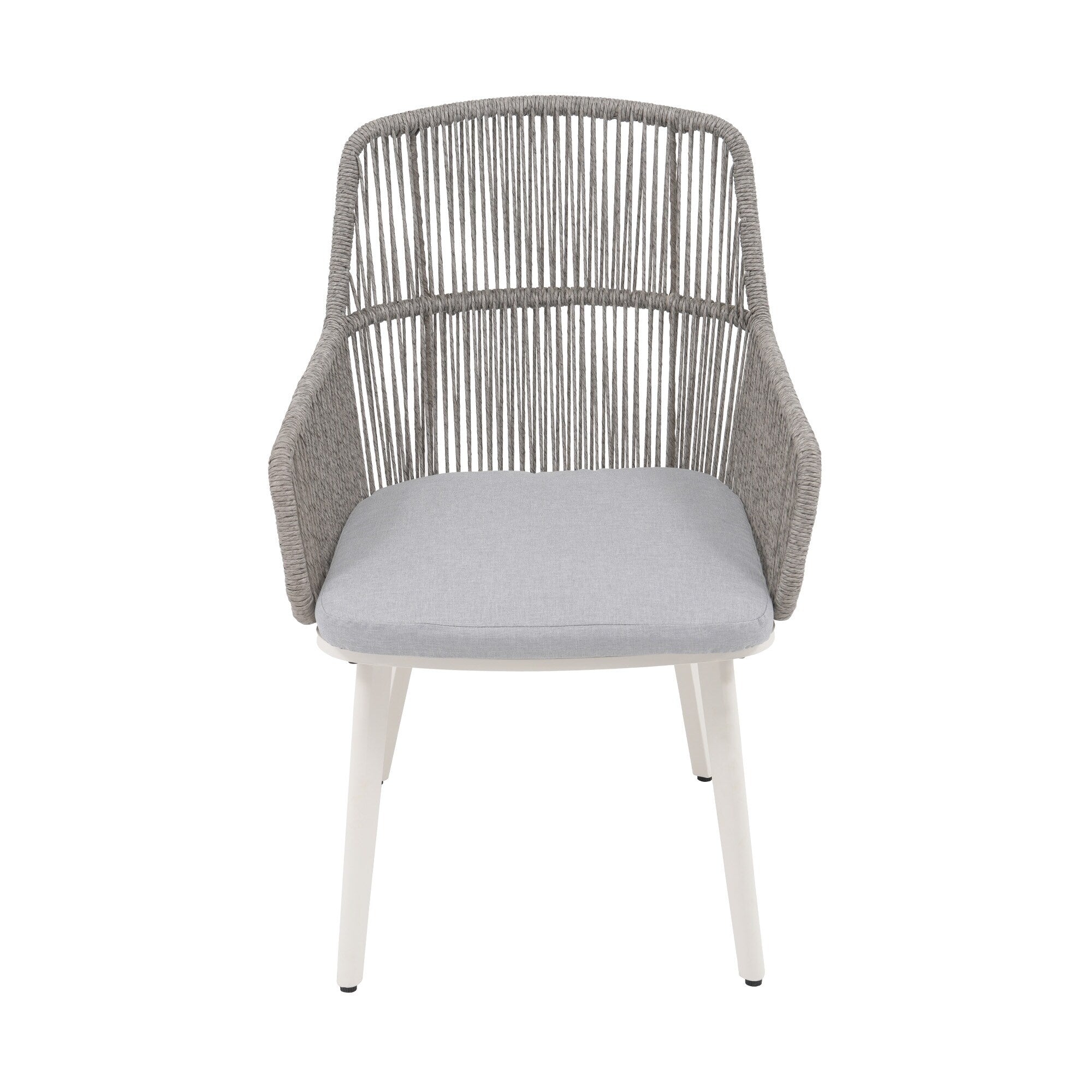 Ensemble de salle à manger d'extérieur avec chaises et table extensible (7 pièces)