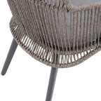 Ensemble de salle à manger d'extérieur avec chaises et table extensible (7 pièces)