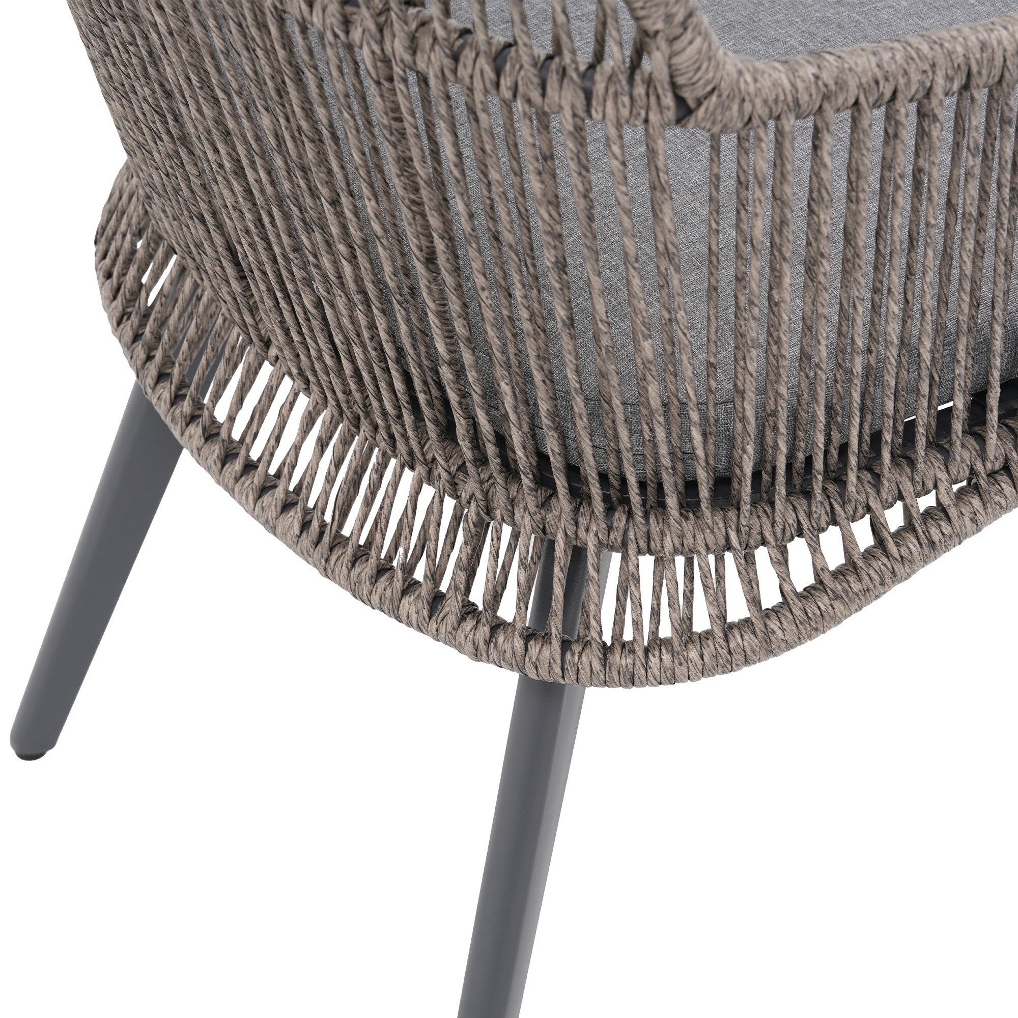 Ensemble de salle à manger d'extérieur avec chaises et table extensible (7 pièces)