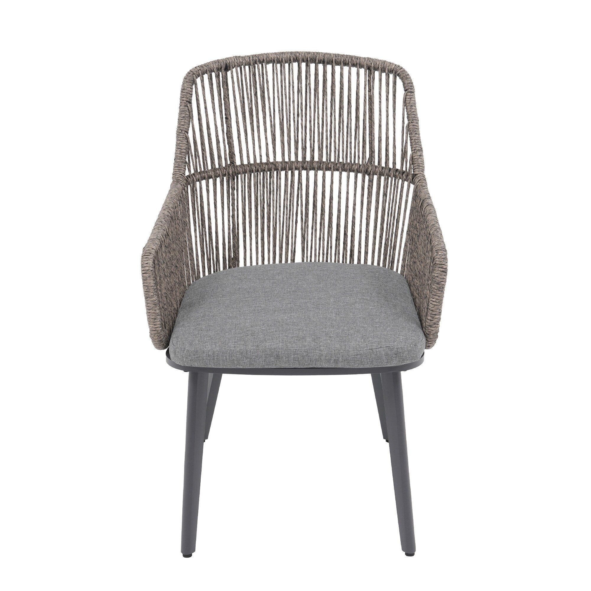Ensemble de salle à manger d'extérieur avec chaises et table extensible (7 pièces)