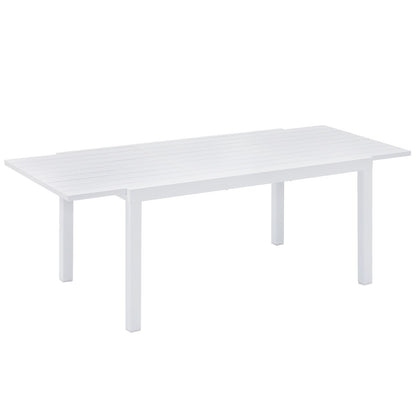 Ensemble de salle à manger d'extérieur avec chaises et table extensible