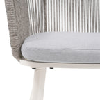 Ensemble de salle à manger d'extérieur avec chaises et table extensible (7 pièces)