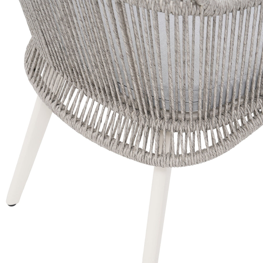Ensemble de salle à manger d'extérieur avec chaises et table extensible (7 pièces)