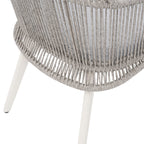 Ensemble de salle à manger d'extérieur avec chaises et table extensible (7 pièces)