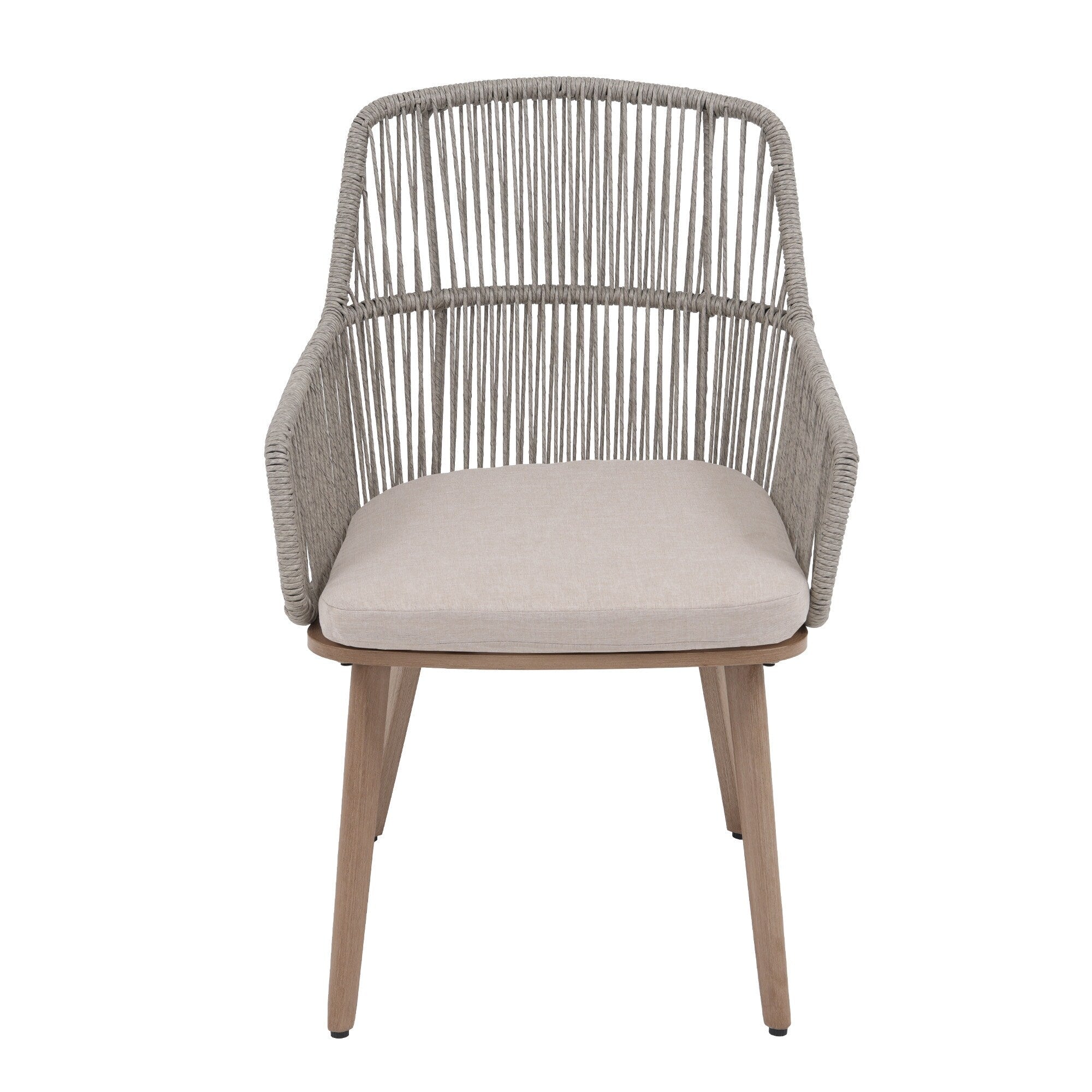 Ensemble de salle à manger d'extérieur avec chaises et table extensible (7 pièces)