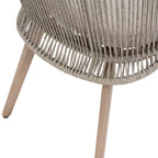 Ensemble de salle à manger d'extérieur avec chaises et table extensible (7 pièces)