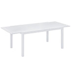 Ensemble de salle à manger d'extérieur avec chaises et table extensible (7 pièces)