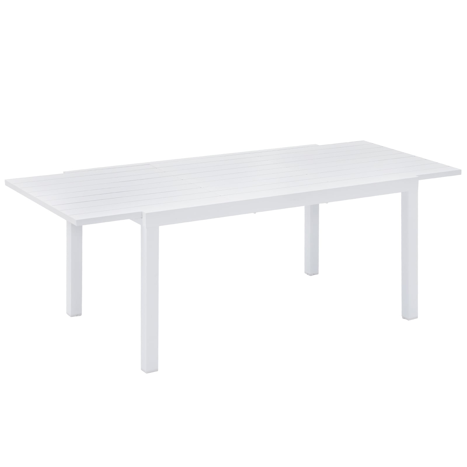 Ensemble de salle à manger d'extérieur avec chaises et table extensible (7 pièces)