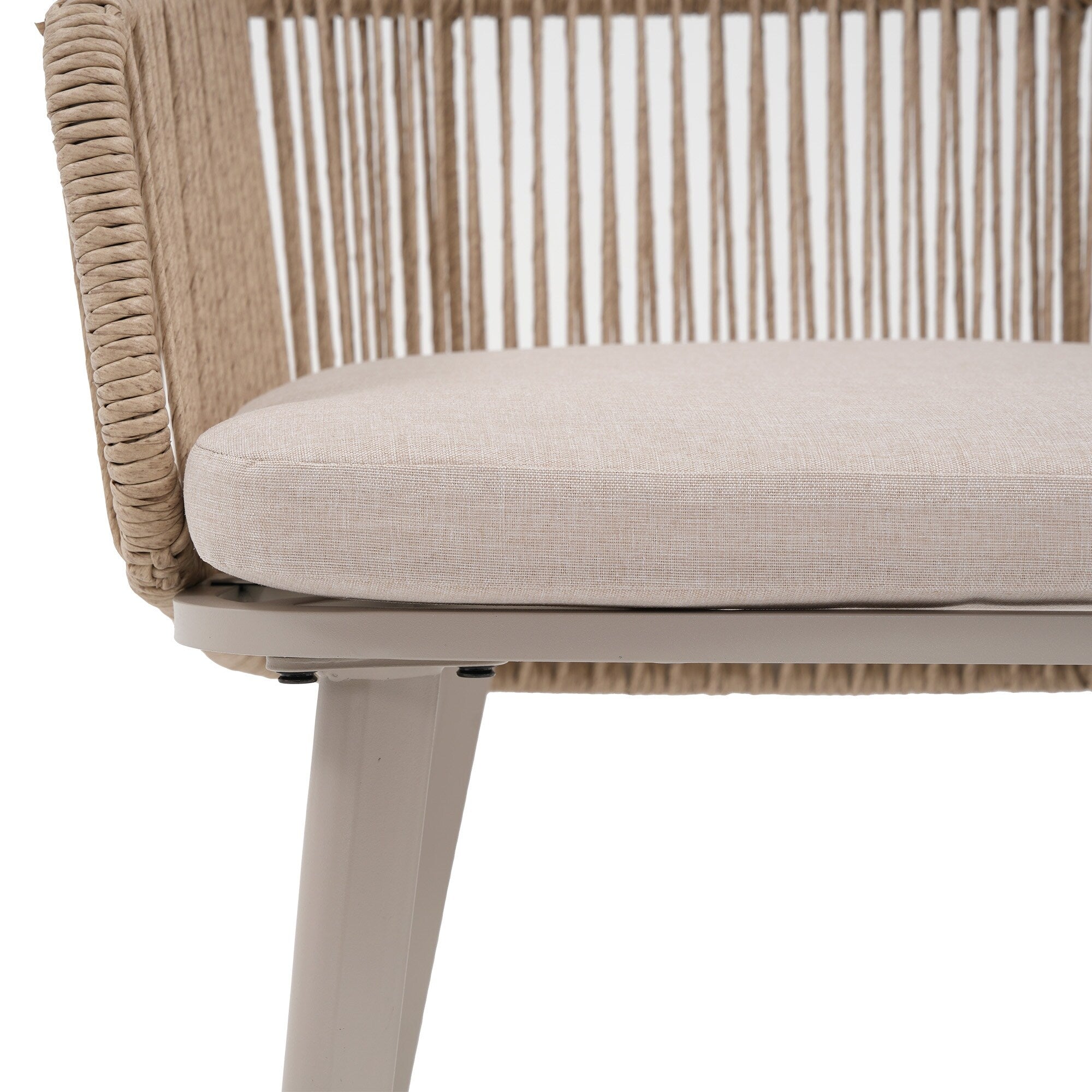 Ensemble de salle à manger d'extérieur avec chaises et table extensible (7 pièces)