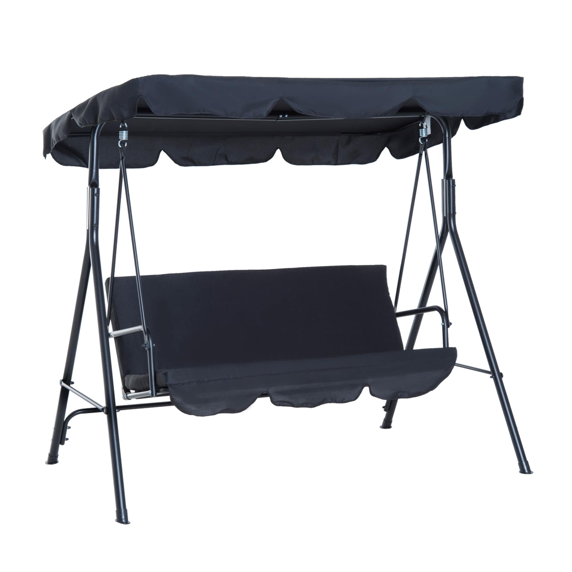Balançoire de porche Outsunny pour 3 personnes
