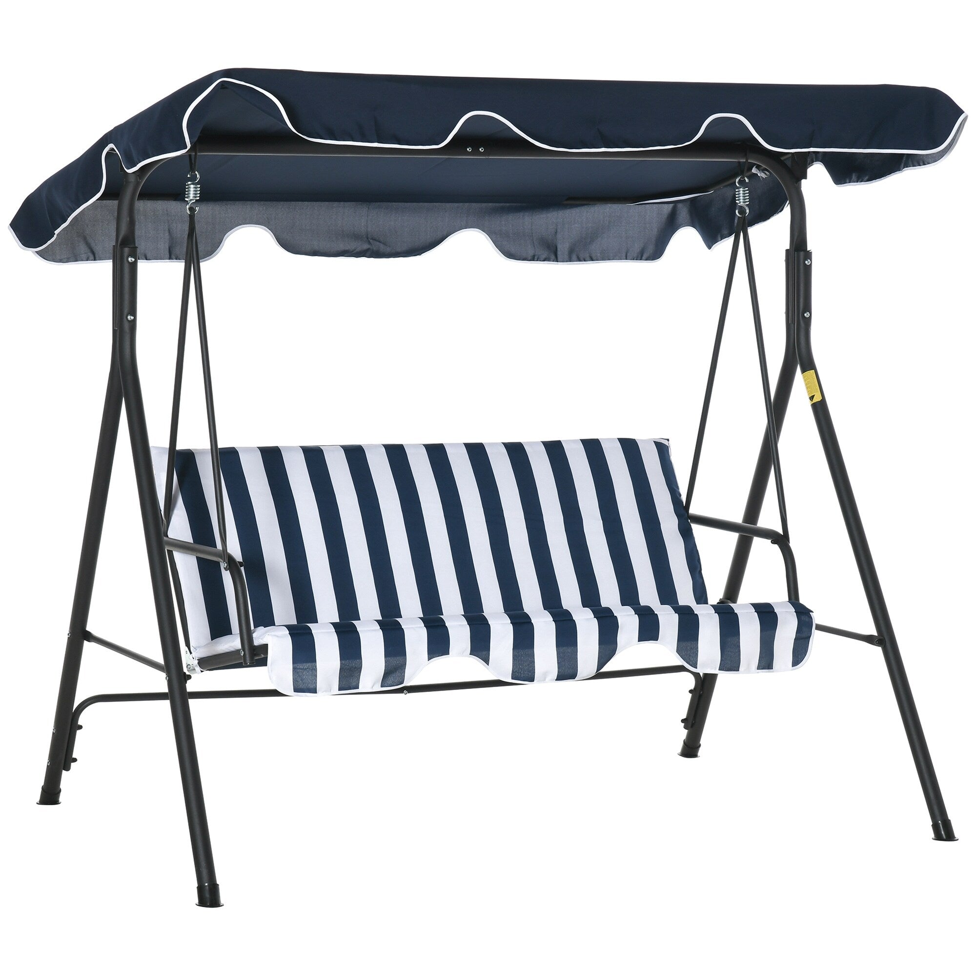 Outsunny 3-Person Porch Lawn Swing