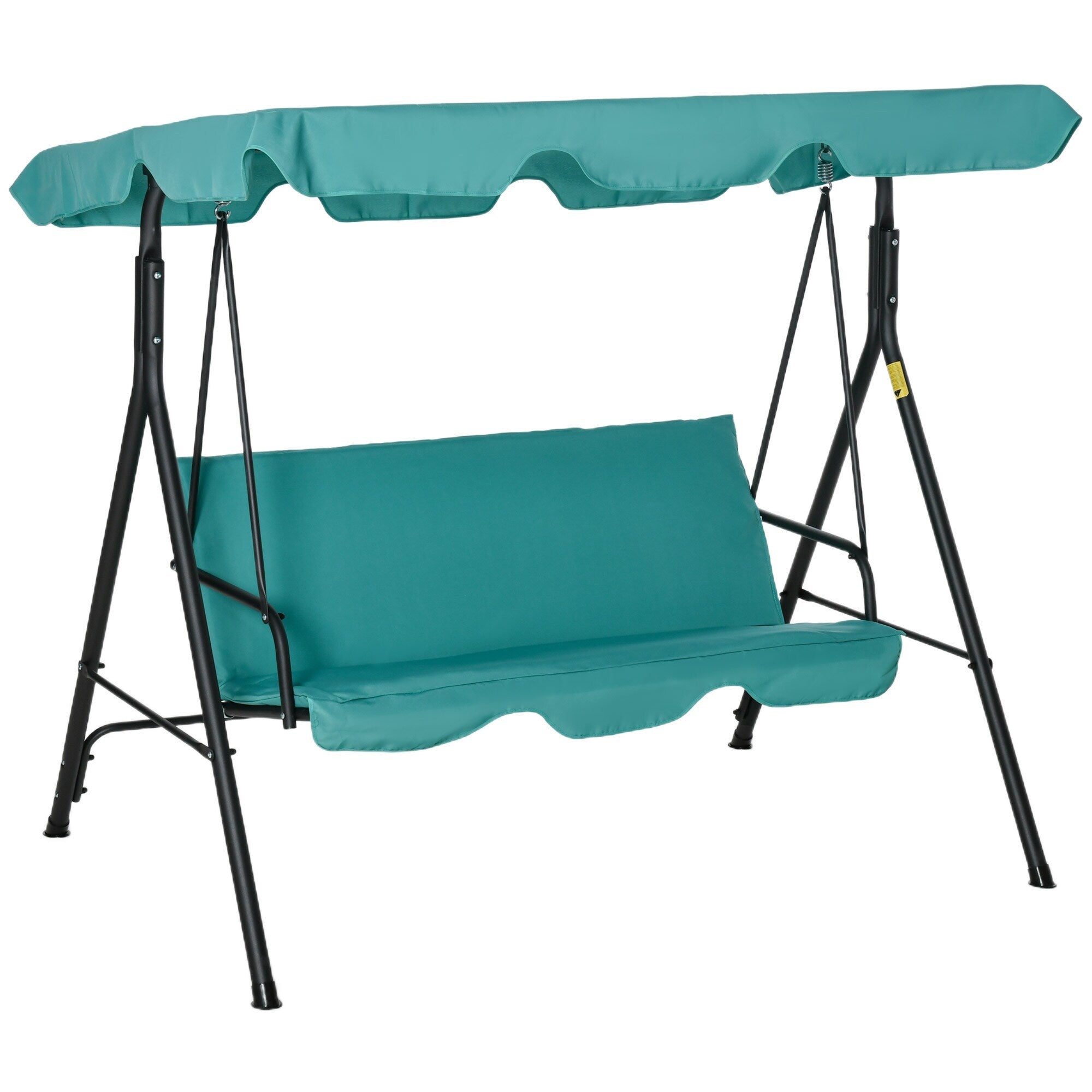 Outsunny 3-Person Porch Lawn Swing