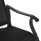 Ensemble de 4 fauteuils planeurs Outsunny, mobilier d'extérieur avec banc de patio planeur pour 2 personnes, fauteuil simple et table basse