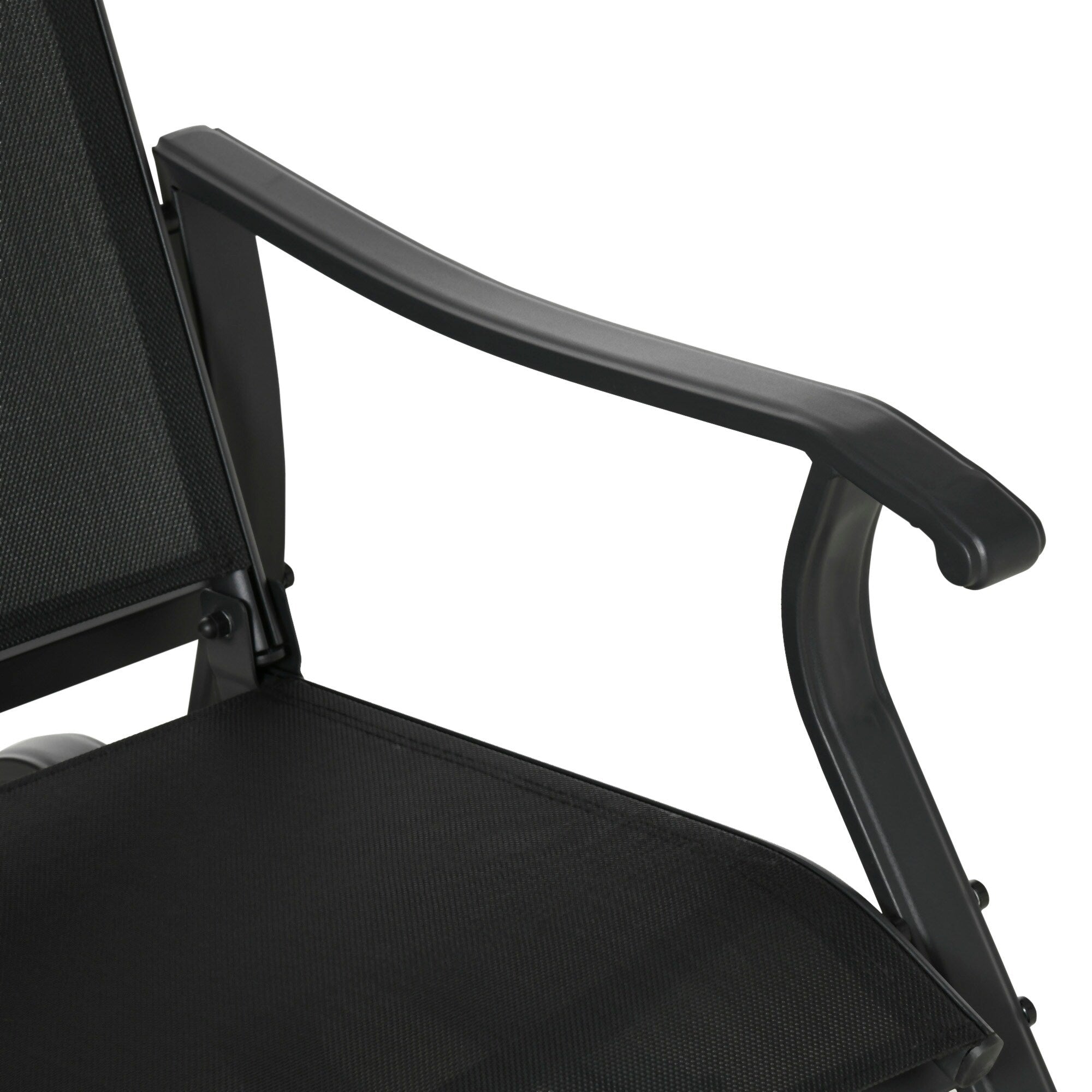 Ensemble de 4 fauteuils planeurs Outsunny, mobilier d'extérieur avec banc de patio planeur pour 2 personnes, fauteuil simple et table basse