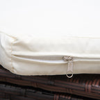 Outsunny Ensemble de 4 chaises longues rondes ou canapés d'extérieur rembourrés en rotin avec pare-soleil