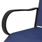 Lot de 2 tabourets de bar d'extérieur Outsunny avec accoudoirs, pivotants à 360°, hauteur bar, tissu maille haute densité, acier