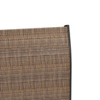 Lot de 2 tabourets de bar d'extérieur Outsunny avec accoudoirs, pivotants à 360°, hauteur bar, tissu maille haute densité, acier