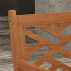 Ensemble de salle à manger d'extérieur Outsunny, table et chaises en bois 4 places pour jardin, véranda, jardin et bord de piscine