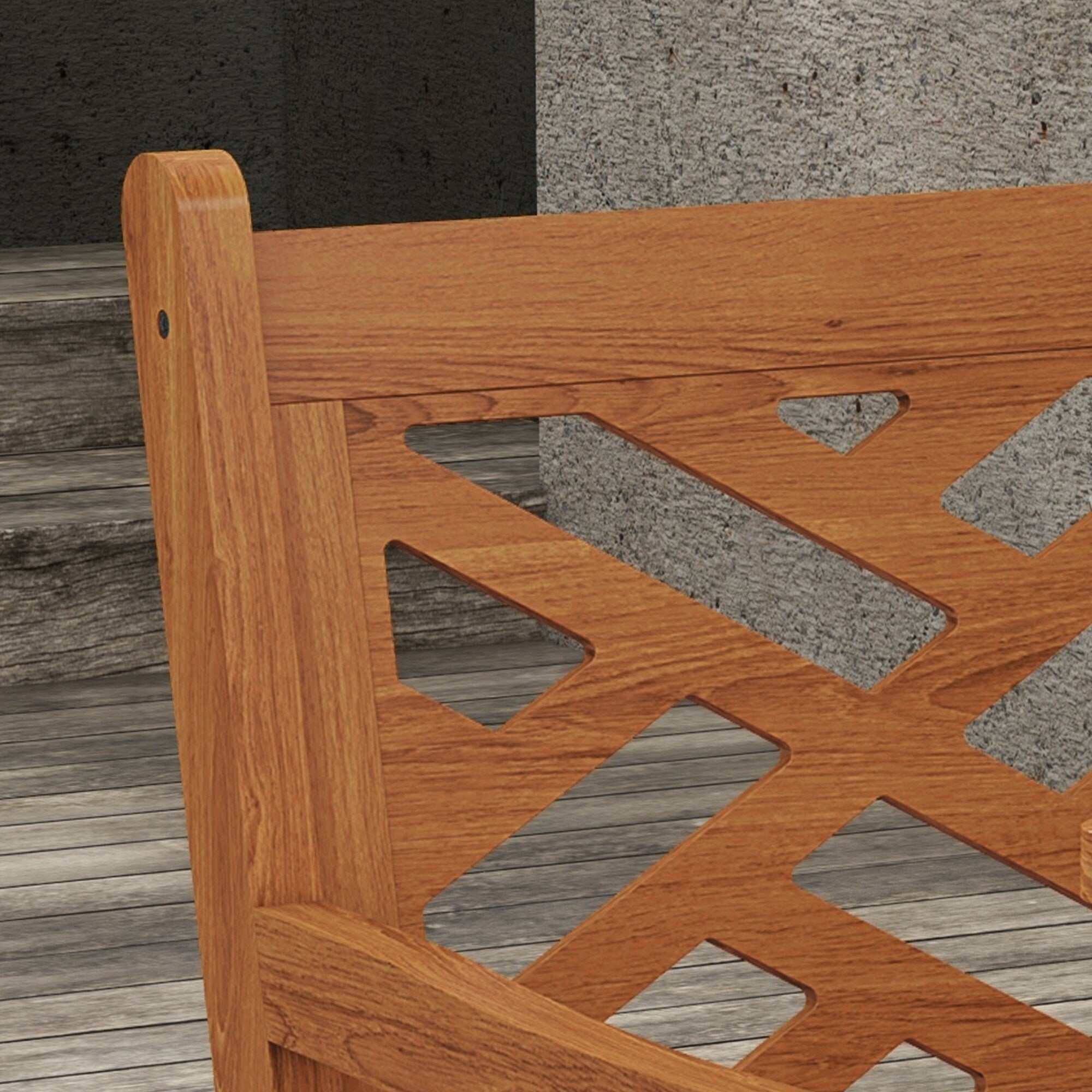 Ensemble de salle à manger d'extérieur Outsunny, table et chaises en bois 4 places pour jardin, véranda, jardin et bord de piscine