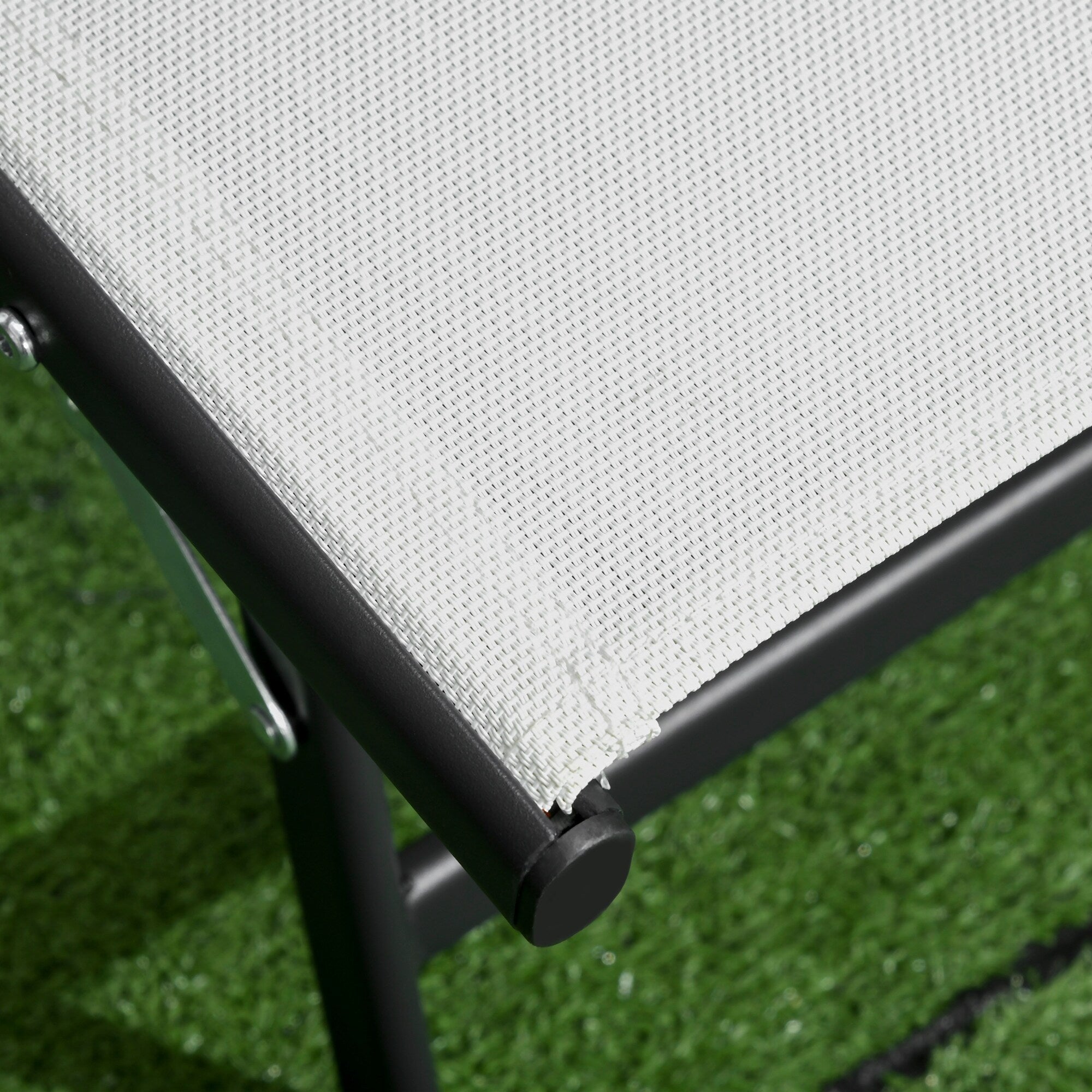 Ensemble de 2 chaises longues de patio Outsunny, fauteuil inclinable d'extérieur 2 pièces avec roulettes, dossier réglable sur 5 niveaux