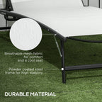 Ensemble de 2 chaises longues de patio Outsunny, fauteuil inclinable d'extérieur 2 pièces avec roulettes, dossier réglable sur 5 niveaux