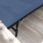 Ensemble de 2 chaises longues de patio Outsunny, fauteuil inclinable d'extérieur 2 pièces avec roulettes, dossier réglable sur 5 niveaux