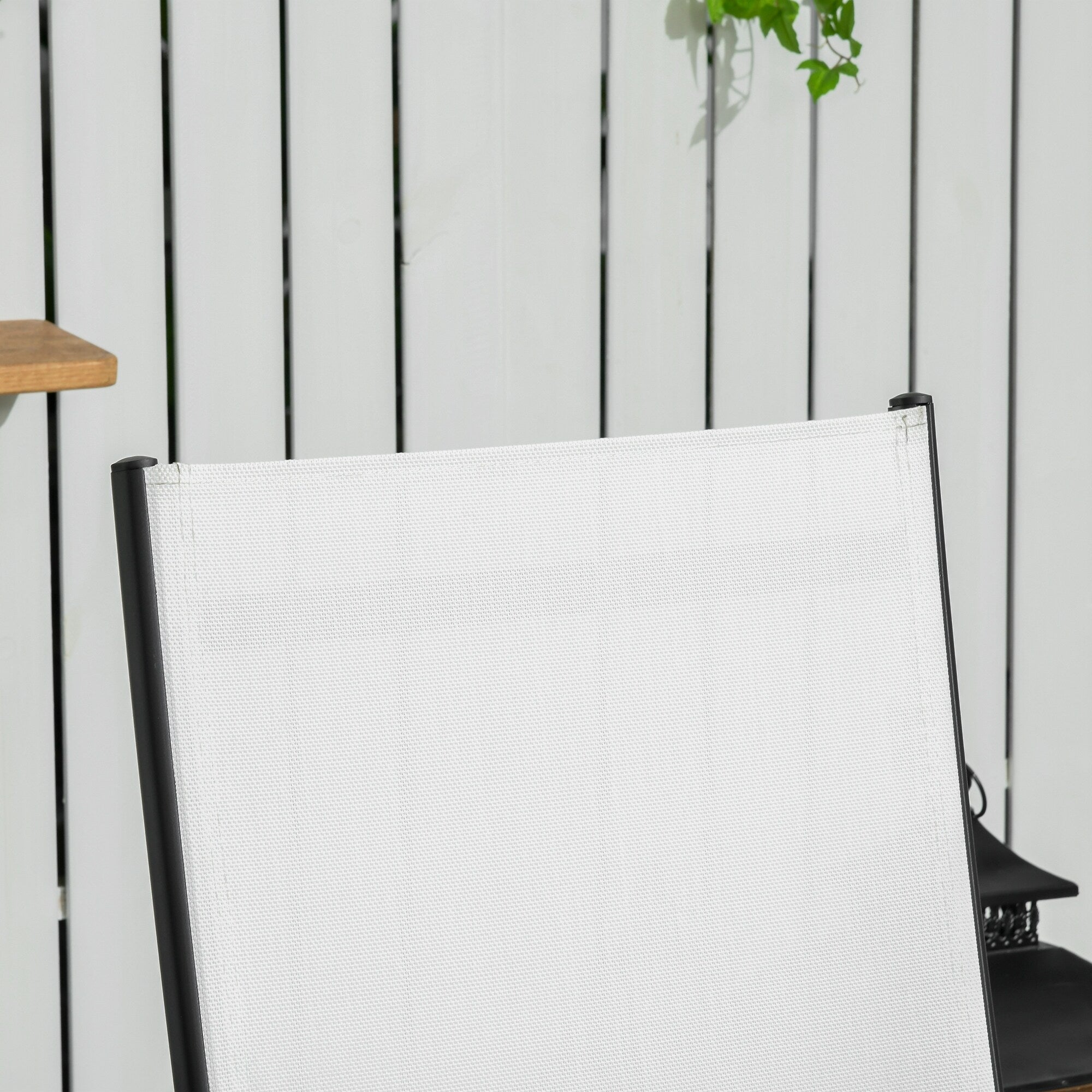 Ensemble de 2 chaises longues de patio Outsunny, fauteuil inclinable d'extérieur 2 pièces avec roulettes, dossier réglable sur 5 niveaux