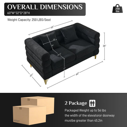 Canapé Ouyessir Mid-Century pour chambre, salon, bureau, appartement