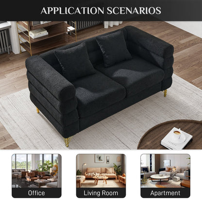 Canapé Ouyessir Mid-Century pour chambre, salon, bureau, appartement