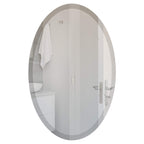 Miroir ovale biseauté sans cadre Wells