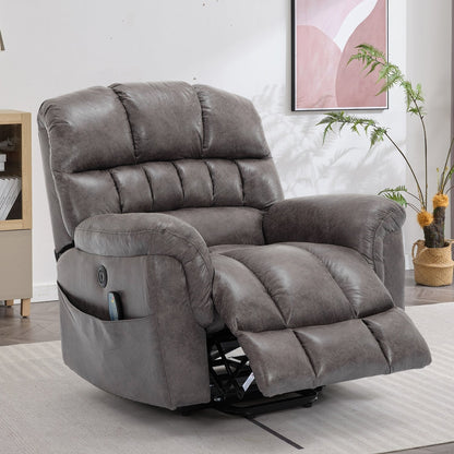 Fauteuil inclinable électrique surdimensionné de 42 po avec massage et chauffage