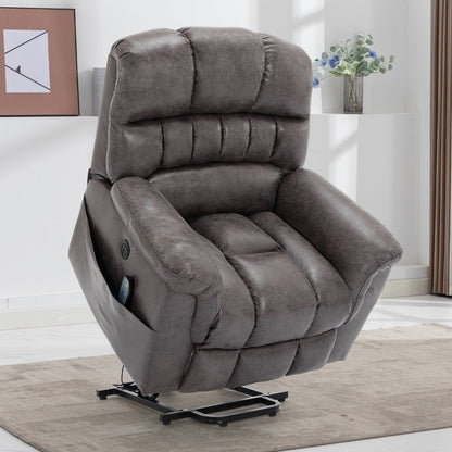 Fauteuil inclinable électrique surdimensionné de 42 po avec massage et chauffage