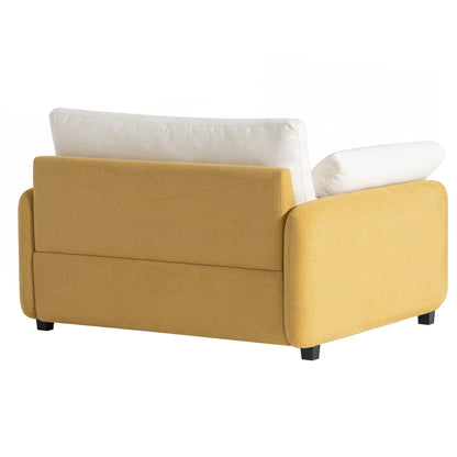 Fauteuil simple surdimensionné en chenille