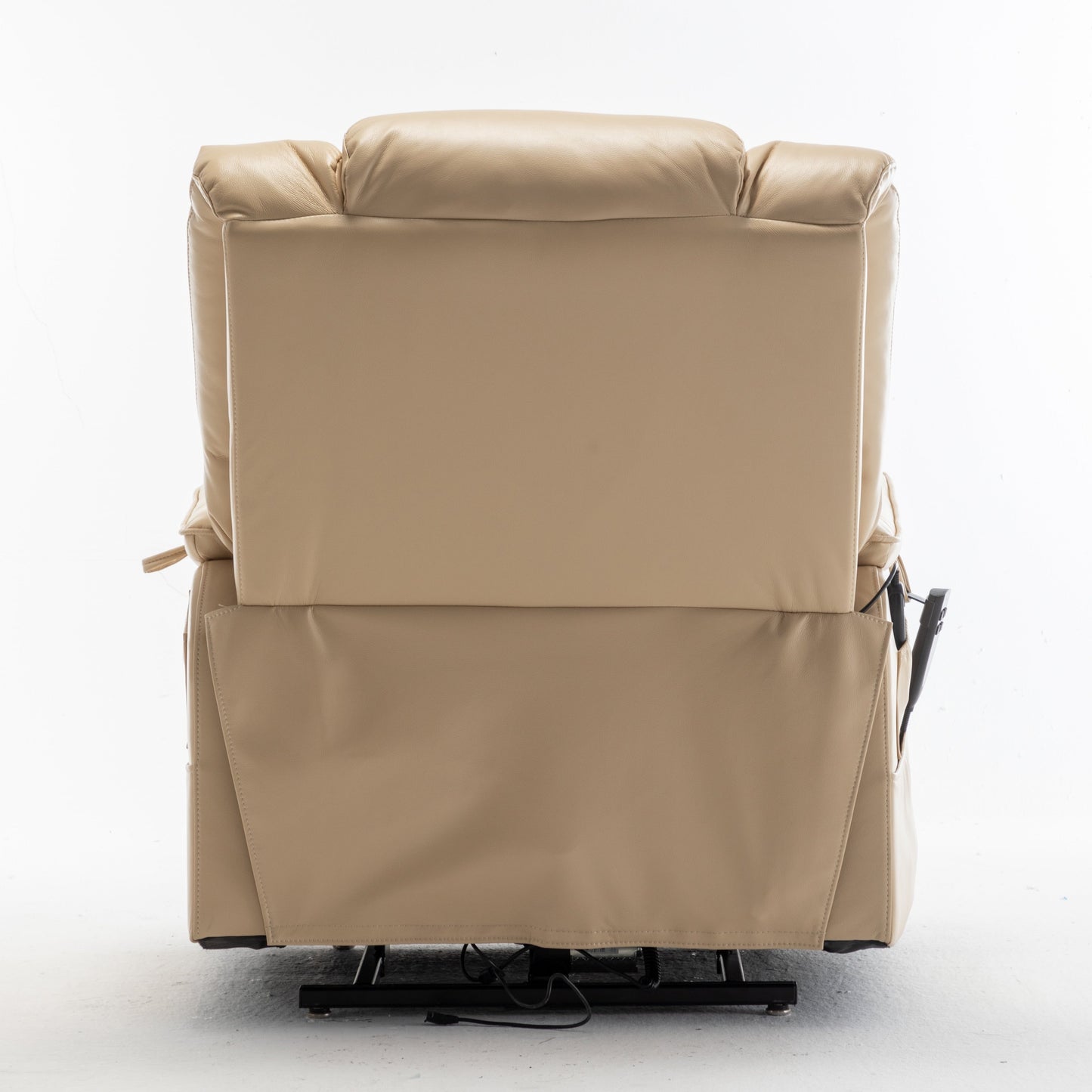 Fauteuil inclinable électrique surdimensionné avec moteur OKIN, inclinaison infinie jusqu'à 180°, siège extra-large et rangement latéral pratique