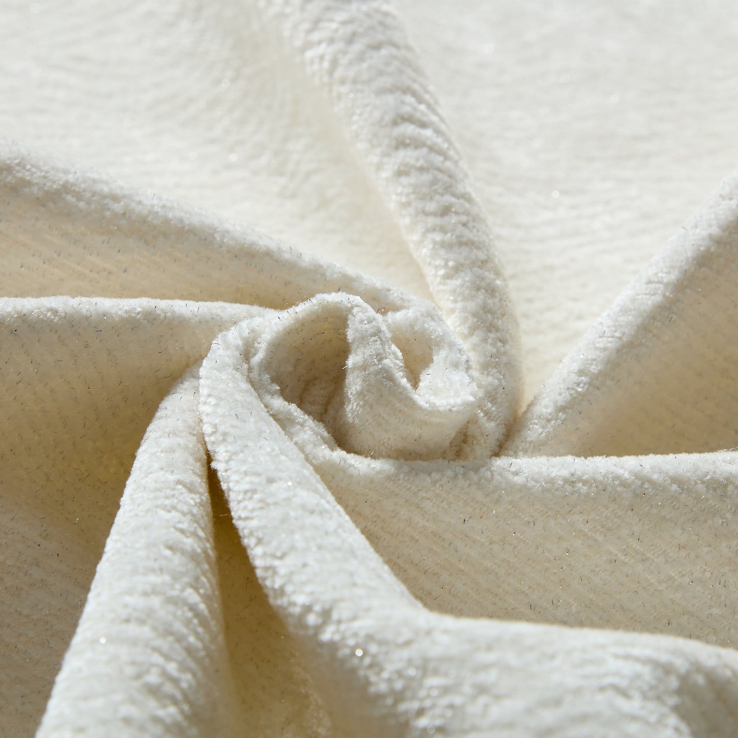 Canapé modulaire surdimensionné en chenille avec pouf, méridienne, 1 accoudoir et 4 coussins pour le salon