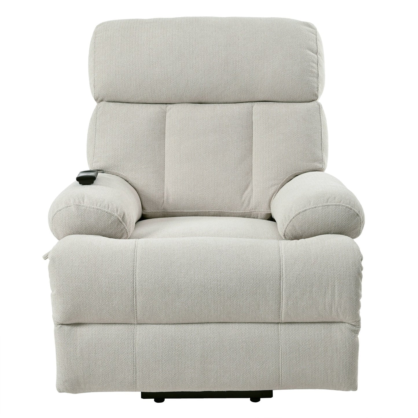 Fauteuil inclinable électrique surdimensionné pour personnes âgées, canapé inclinable avec télécommande, poche latérale, siège spacieux
