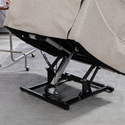 Fauteuil inclinable électrique surdimensionné avec massage thermique, position allongée à 180°