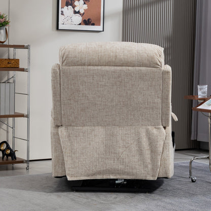 Fauteuil inclinable électrique surdimensionné avec massage thermique, position allongée à 180°