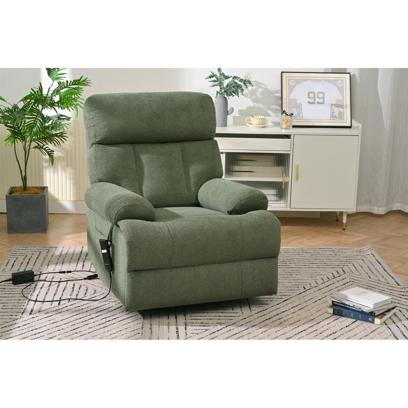 Fauteuil inclinable électrique surdimensionné pour personnes âgées