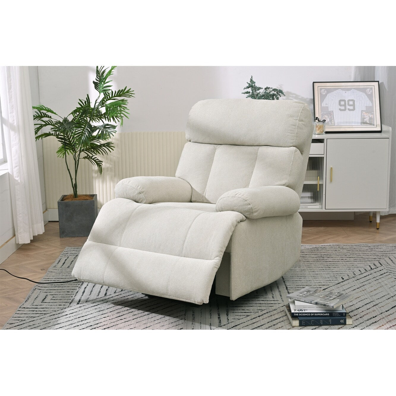 Fauteuil inclinable électrique surdimensionné pour personnes âgées