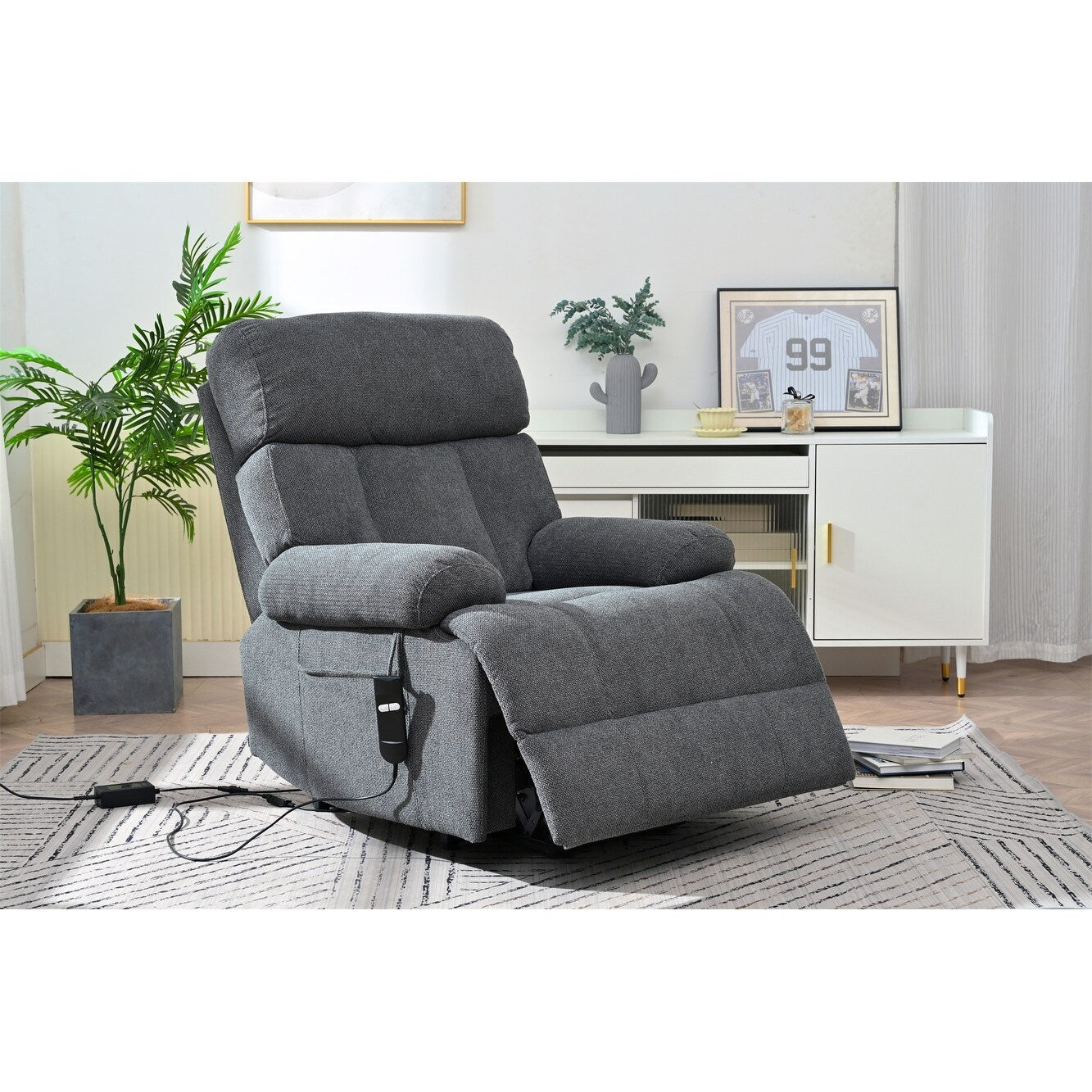 Fauteuil inclinable électrique surdimensionné pour personnes âgées