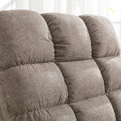 Fauteuils inclinables pivotants surdimensionnés à bascule et rembourrage manuel pour hommes de grande taille