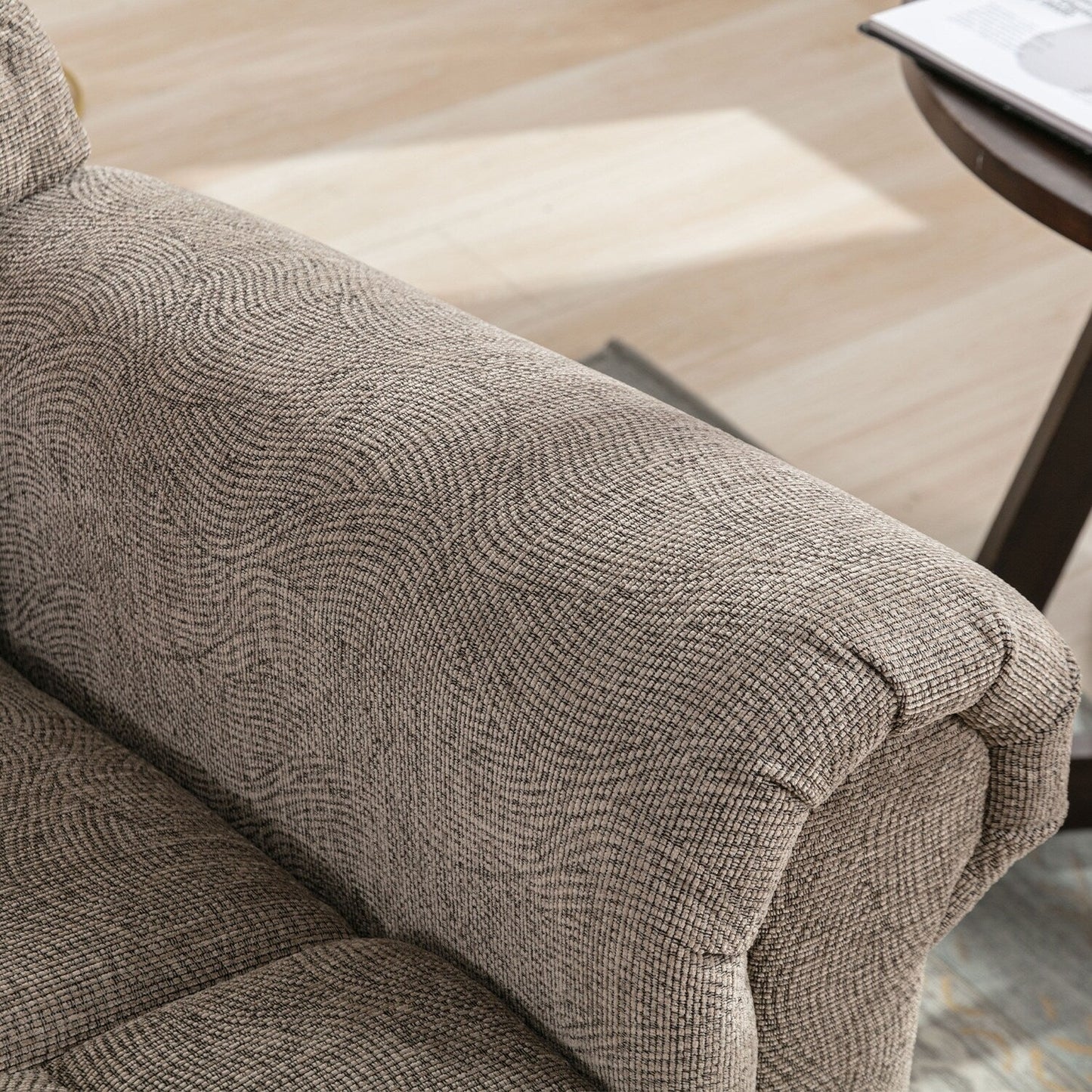 Fauteuils inclinables pivotants surdimensionnés à bascule et rembourrage manuel pour hommes de grande taille
