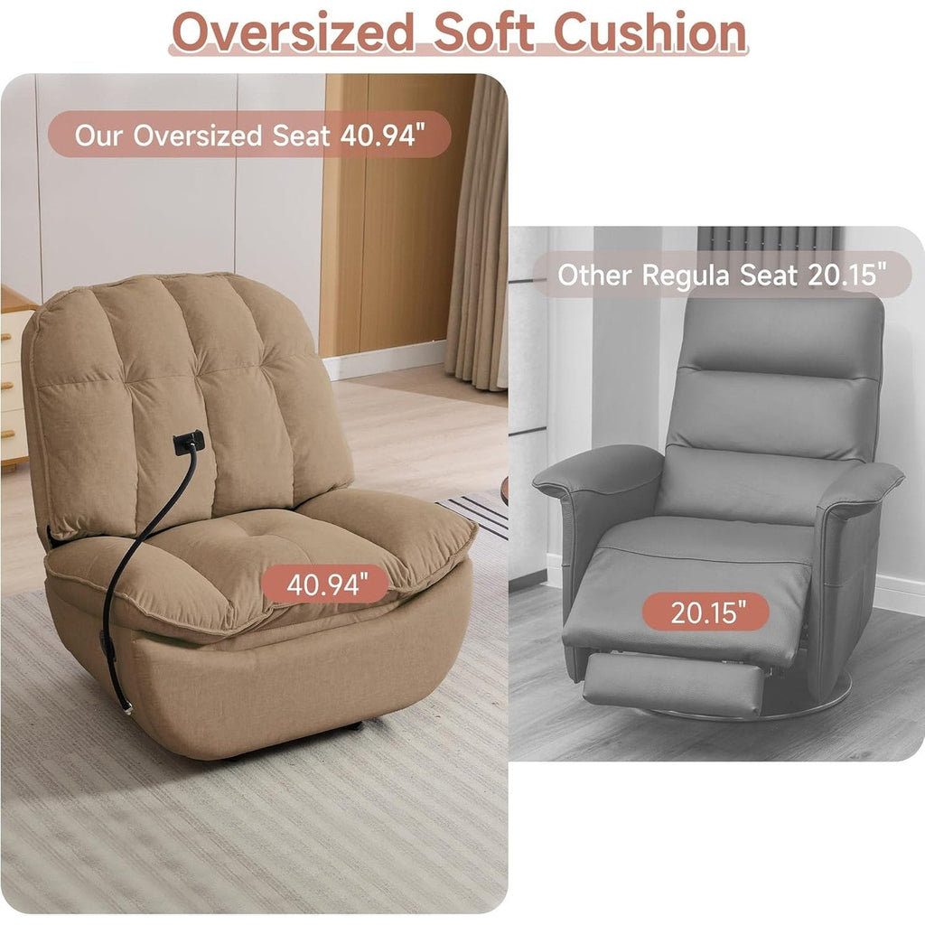 Fauteuils inclinables à bascule surdimensionnés pour adultes 400 lb