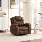 Canapé simple surdimensionné, fauteuil pivotant réglable avec poches latérales pour salon, salle de réunion, chambre à coucher