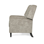 Fauteuil inclinable surdimensionné en tissu texturé