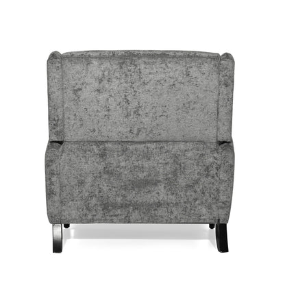 Fauteuil inclinable surdimensionné en tissu texturé