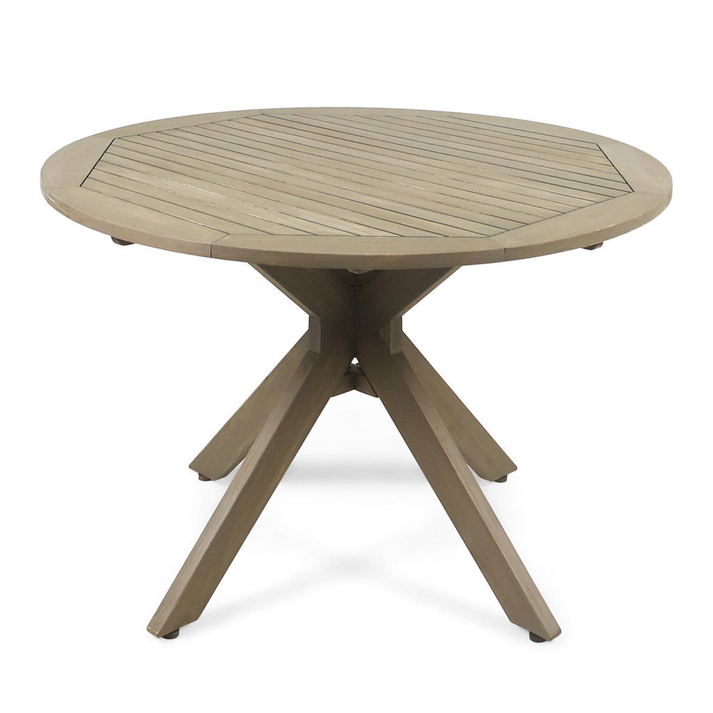 Ensemble de salle à manger 5 pièces en bois et osier Owen par Christopher Knight Home