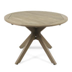 Ensemble de salle à manger 5 pièces en bois et osier Owen par Christopher Knight Home