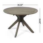 Ensemble de salle à manger 5 pièces en bois et osier Owen par Christopher Knight Home